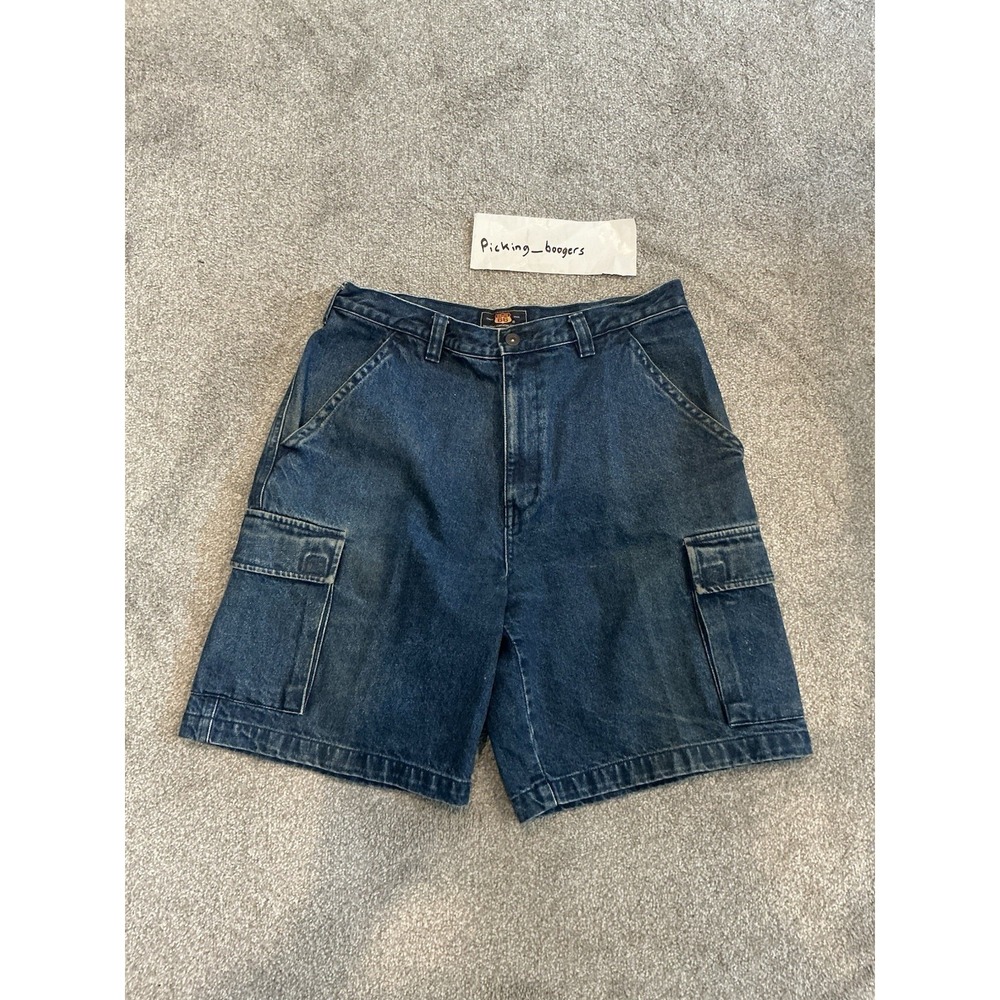 Vintage Route 66 carpenter Baggy, Y2K jeans shorts size 34
